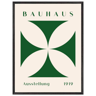 Deep Green Cream Bauhaus 1919 - Vibrantwalls