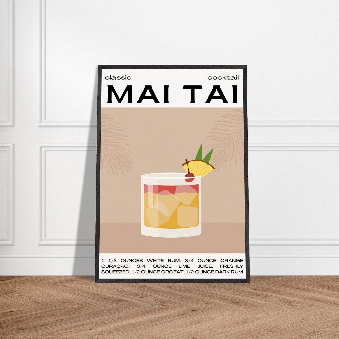Mai Tai Cocktail - Vibrantwalls