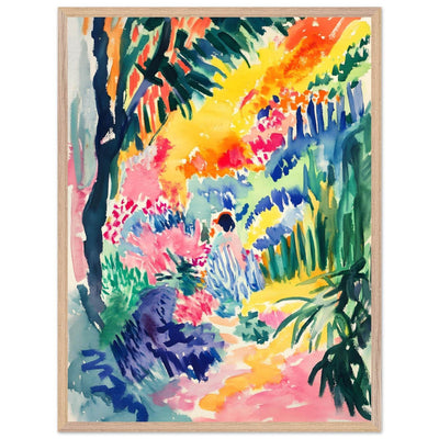 Vibrant Abstract Garden Henri Matisse - Vibrantwalls