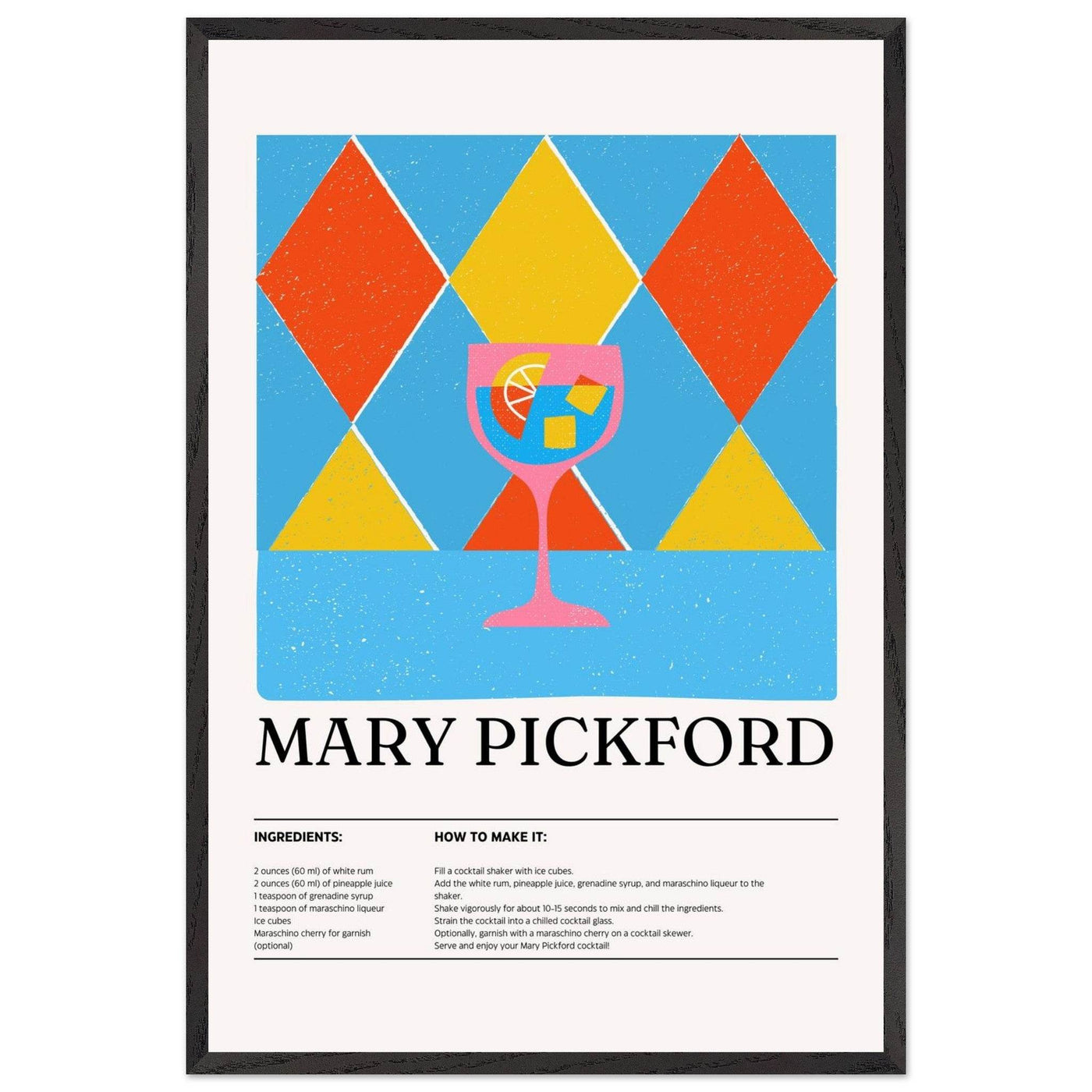 Mary Pickford Cocktail Recipe - Vibrantwalls