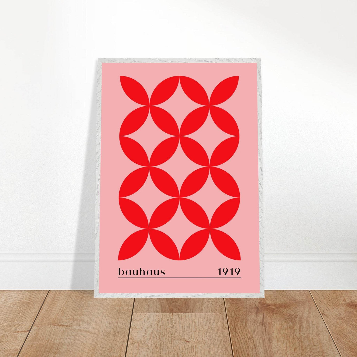 Bauhaus Minimalist Bold Red Geometric Design - Vibrantwalls