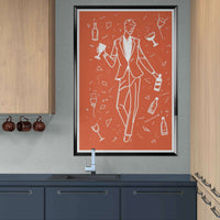 Gin Tonic Elegant Typography Wall Art - Vibrantwalls