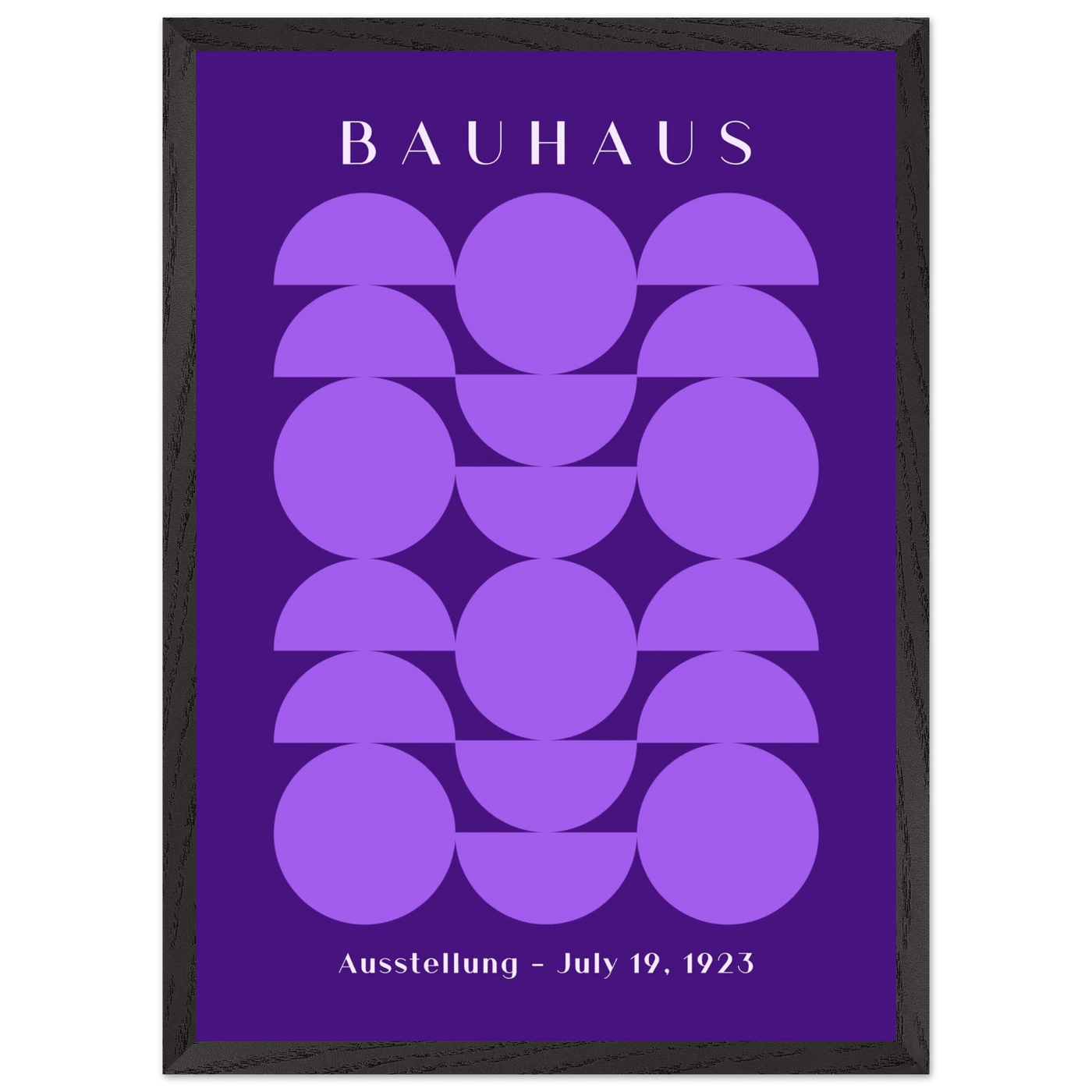 Bauhau 1923 Purple Geometric - Vibrantwalls