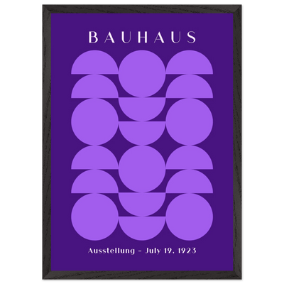 Bauhau 1923 Purple Geometric - Vibrantwalls