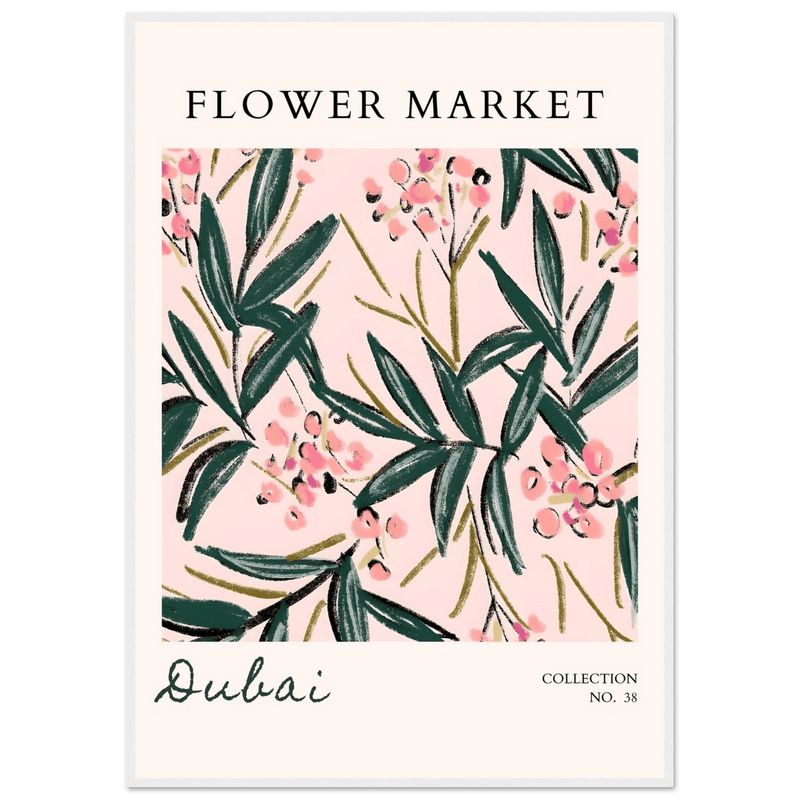 Dubai Flower Market Wall Art - Vibrantwalls