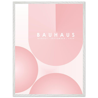 Bauhaus Soft Pink Geometric Design for Contemporary Spaces - Vibrantwalls