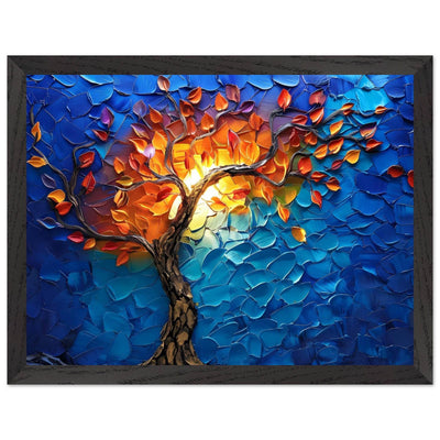Vibrant Tree of Life Palette Knife Art - Vibrantwalls