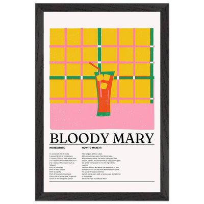Retro Bloody Mary Cocktail Recipe - Vibrantwalls