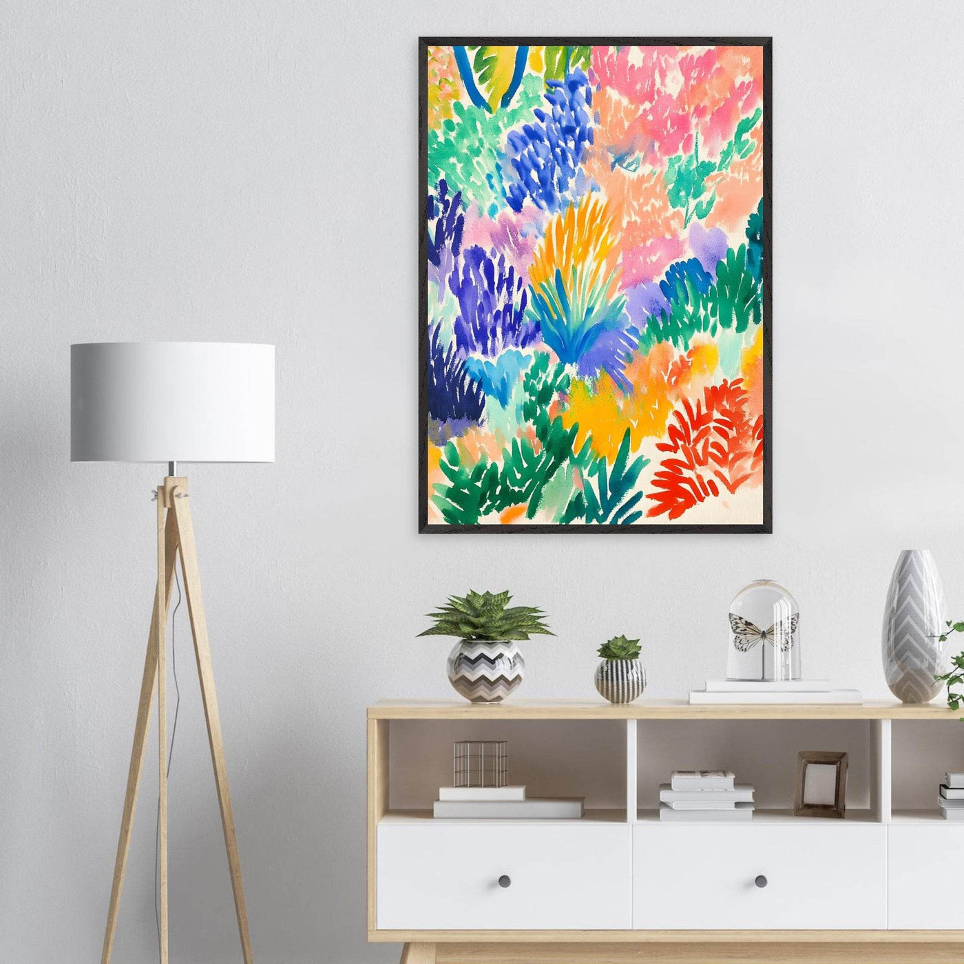 Matisse-Abstract Floral - Vibrantwalls