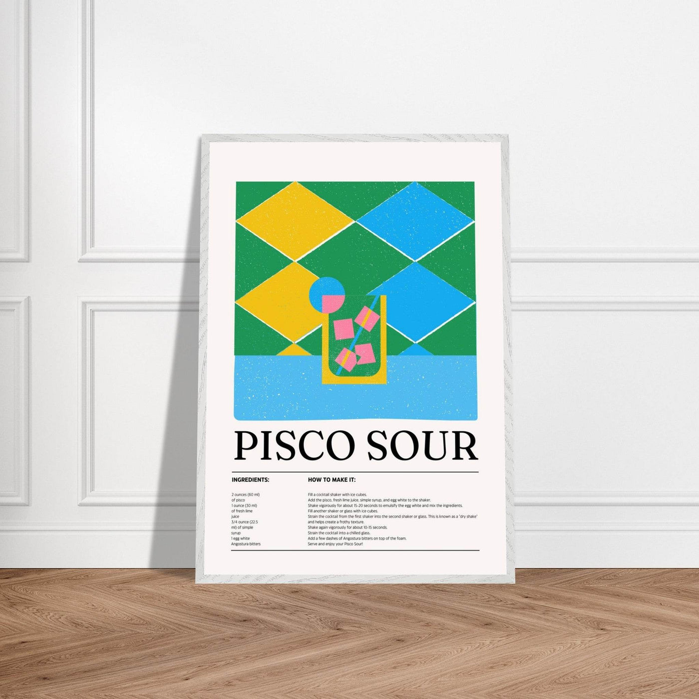 Vibrant Pisco Sour Cocktail Recipe - Vibrantwalls