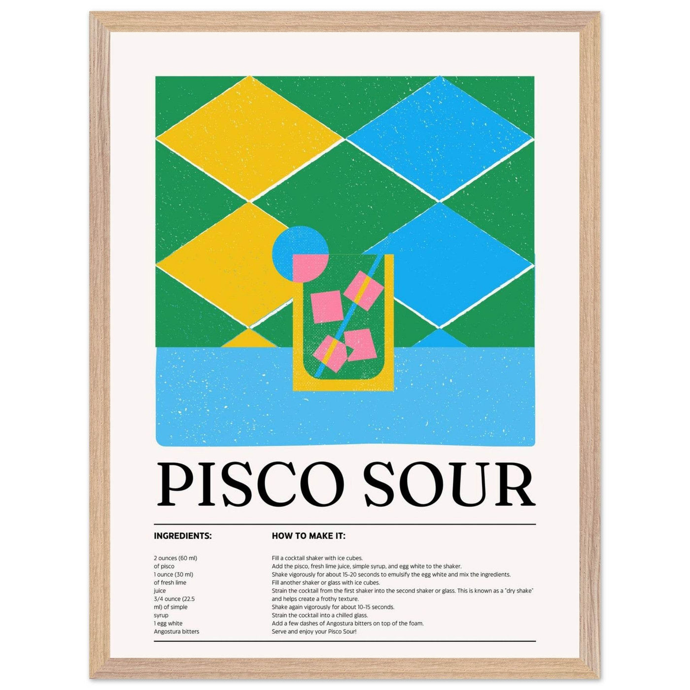 Vibrant Pisco Sour Cocktail Recipe - Vibrantwalls