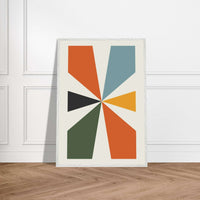Desert Landscape Mid-Century Modern Wall Art - Vibrantwalls