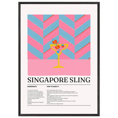 Singapore Sling Cocktail Recipe - Vibrantwalls