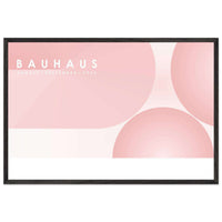 Bauhaus-Style Soft Pink Geometric - Vibrantwalls