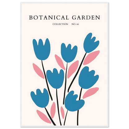 Abstract Botanical Garden Framed Poster – Modern Floral Art Print - Vibrantwalls