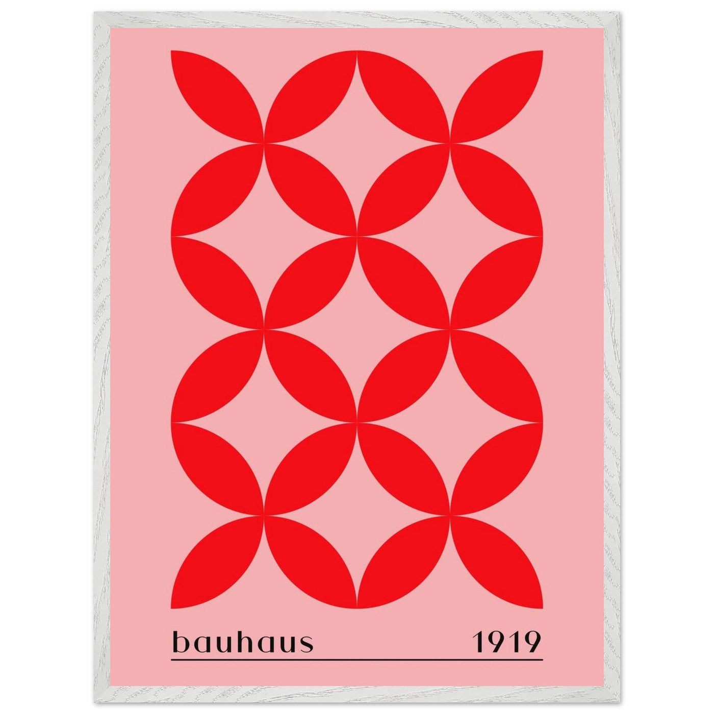 Bauhaus Minimalist Bold Red Geometric Design - Vibrantwalls