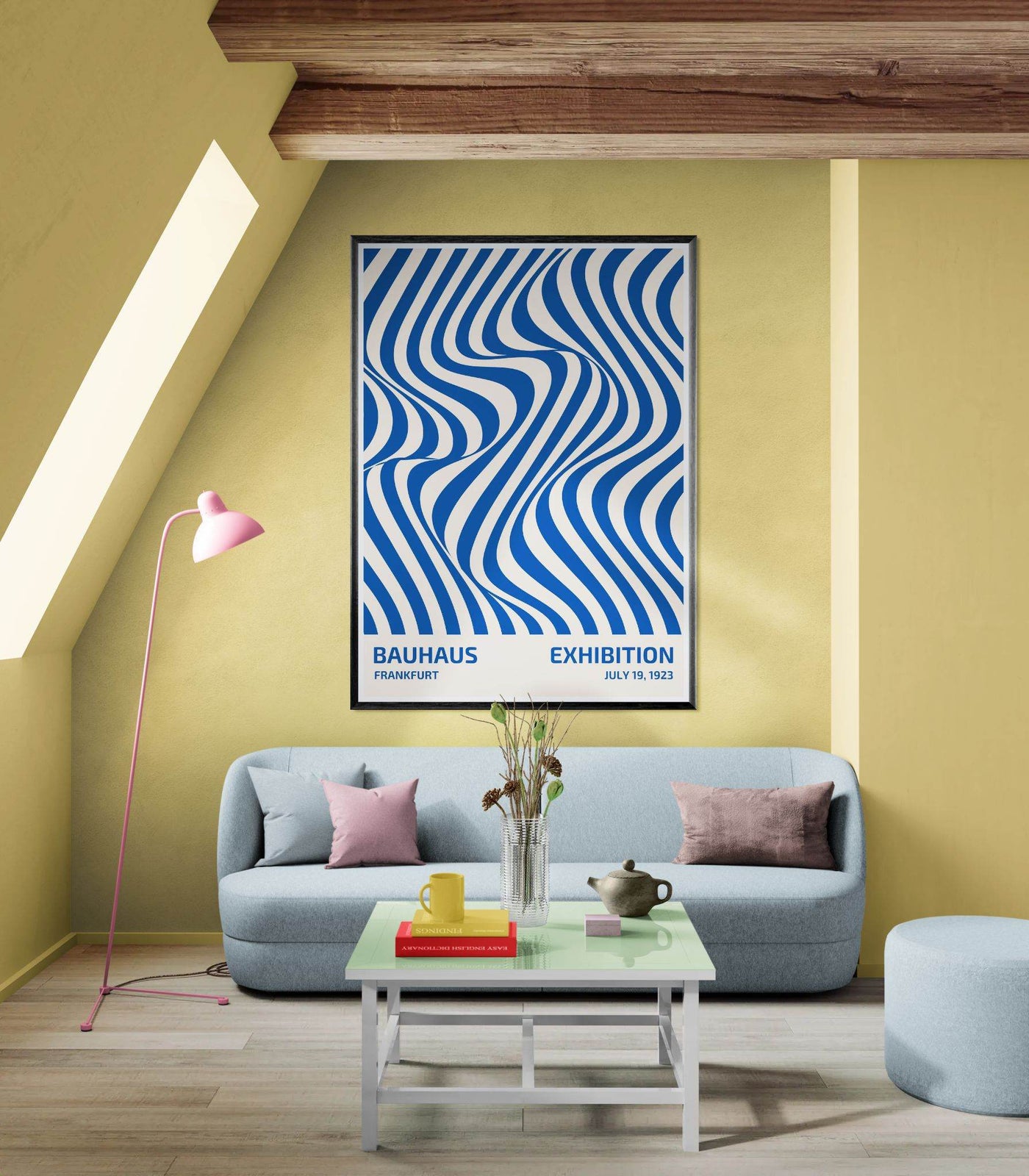 Bauhaus Ausstellung 1923 Op Art Wavy - Vibrantwalls