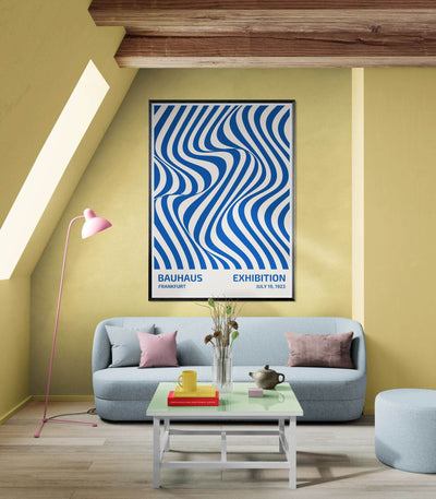 Bauhaus Ausstellung 1923 Op Art Wavy - Vibrantwalls