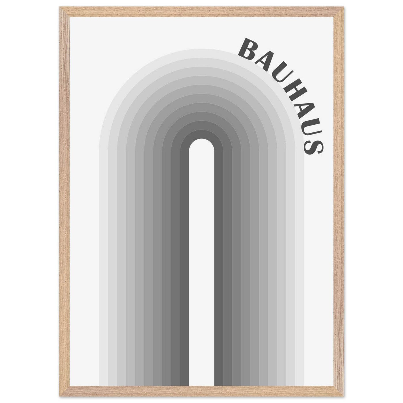 Bauhaus-Style Gradient Arch - Vibrantwalls