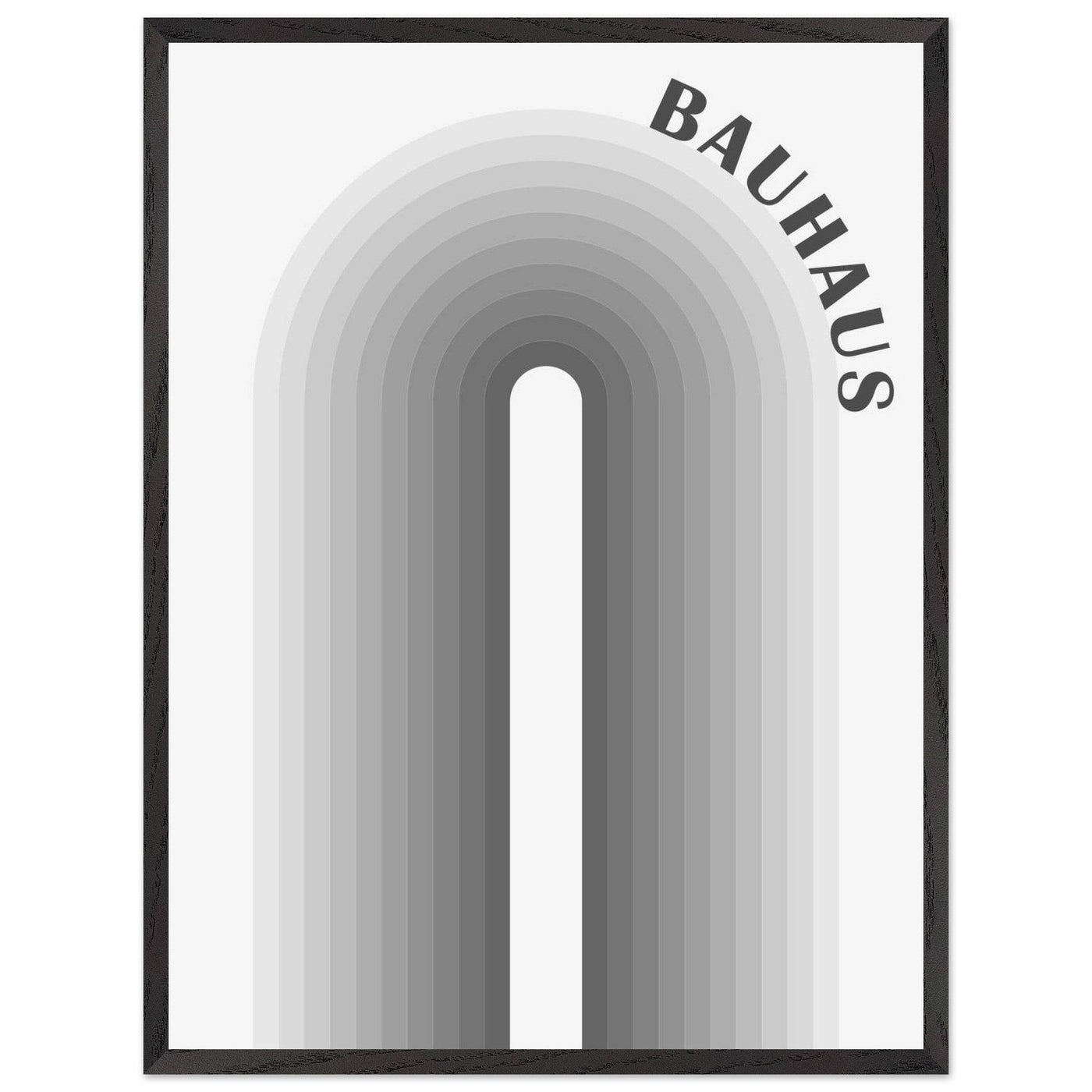 Bauhaus-Style Gradient Arch - Vibrantwalls