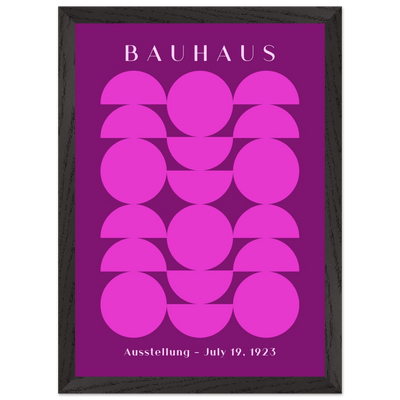 Bauhaus Pink & Purple Abstract - Vibrantwalls