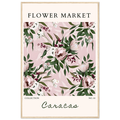 Blush Floral Dream Framed Poster – Elegant Botanical Art Print | Ready-to-Hang in Multiple Sizes & Frame Styles - Vibrantwalls
