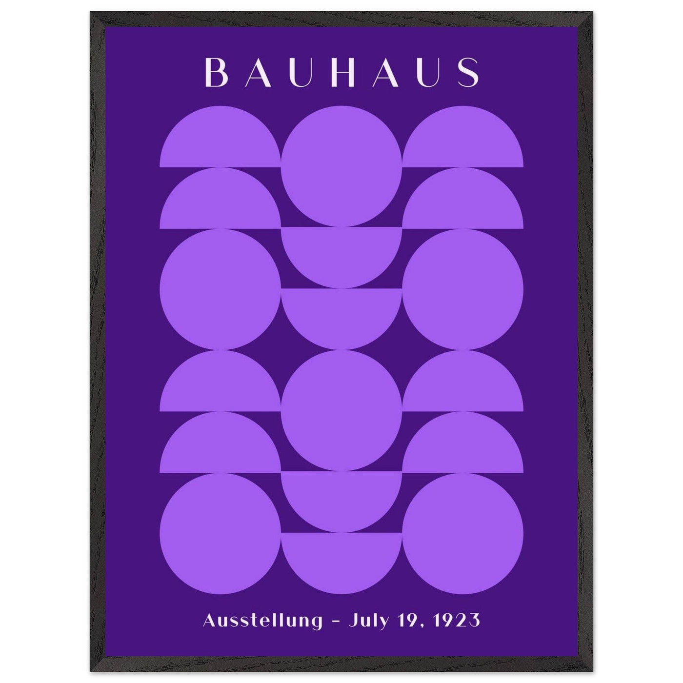 Bauhau 1923 Purple Geometric - Vibrantwalls