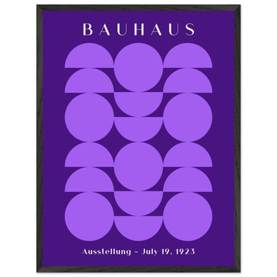 Bauhau 1923 Purple Geometric - Vibrantwalls