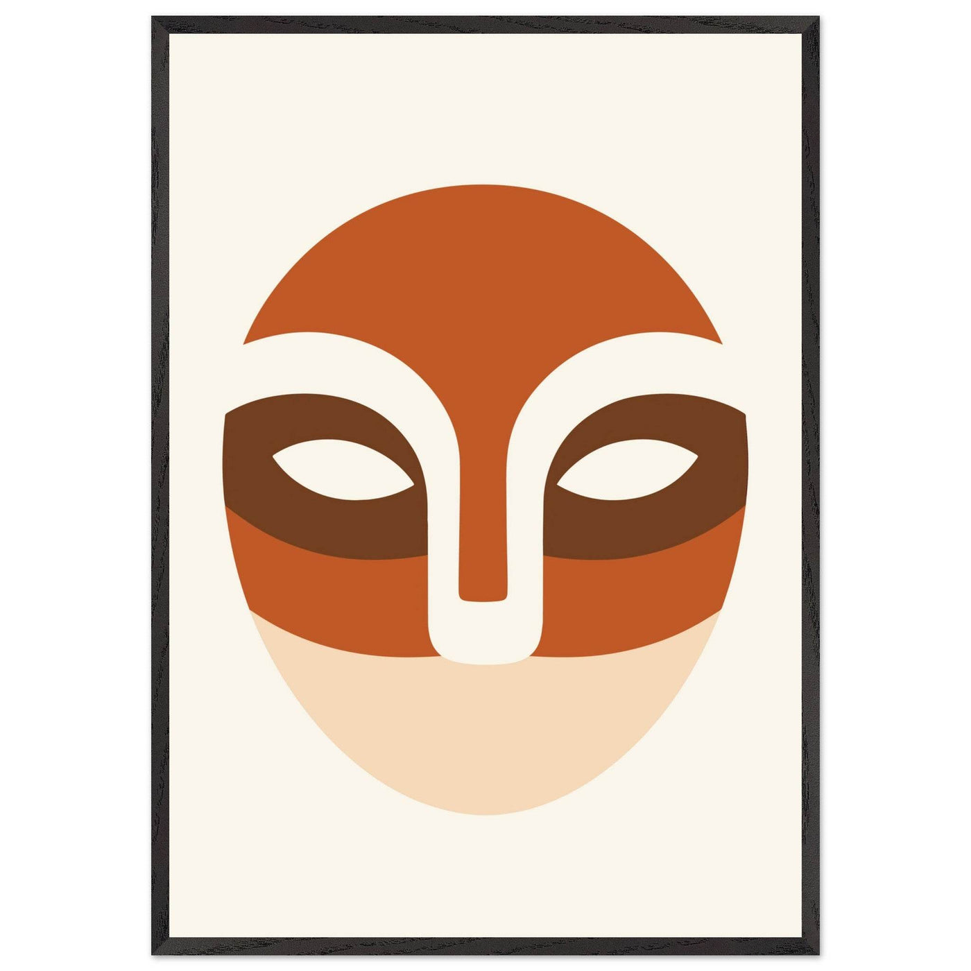 Abstract Desert Landscape Face - Vibrantwalls