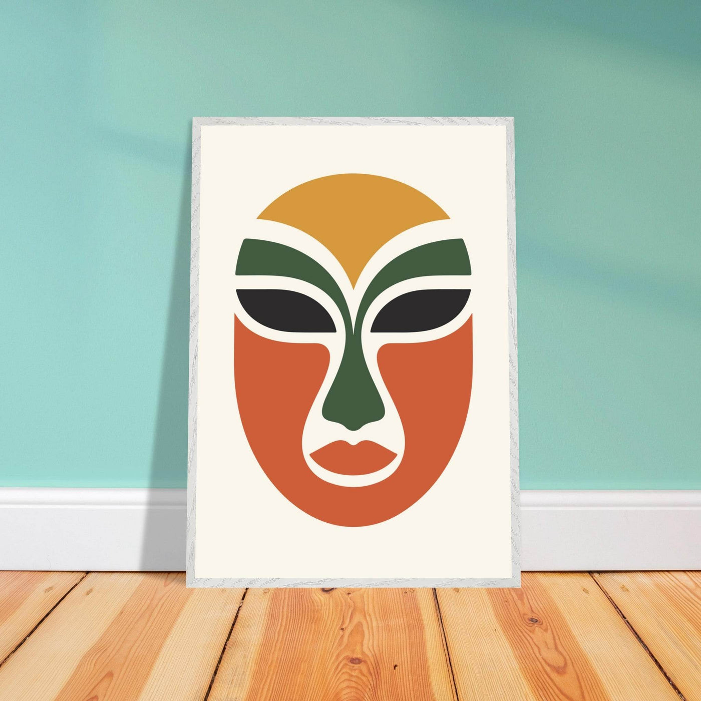 Abstract Tribal Mask - Vibrantwalls