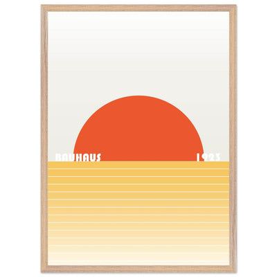 Bauhaus Sunset Abstraction - Vibrantwalls