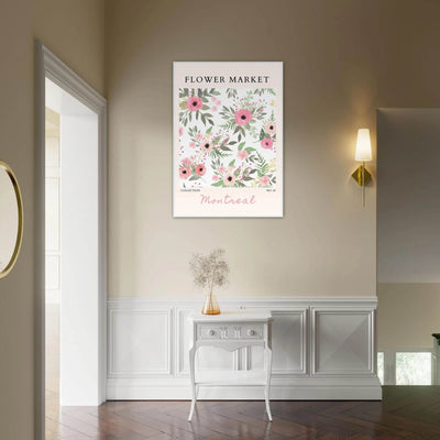 Flower Market Collection: Montreal – Whimsical Floral Art Prints | Ready-to-Hang Framed Posters - Vibrantwalls