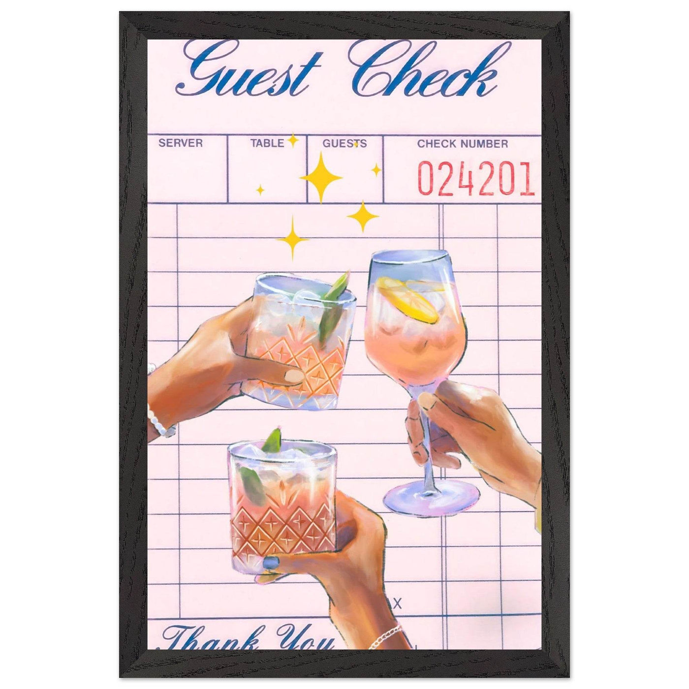 Retro Cocktail Recipe - Vibrantwalls