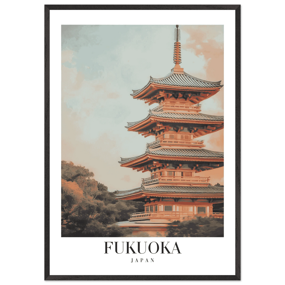 Fukuoka Japan Wall Art - Vibrantwalls