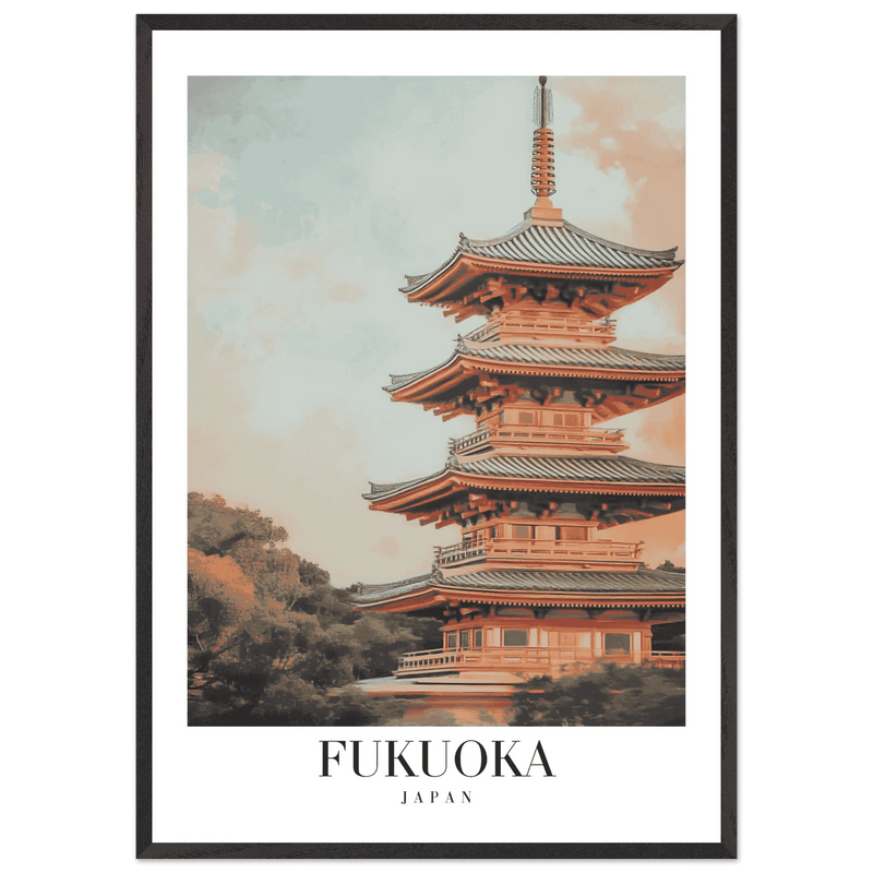 Fukuoka Japan Wall Art - Vibrantwalls