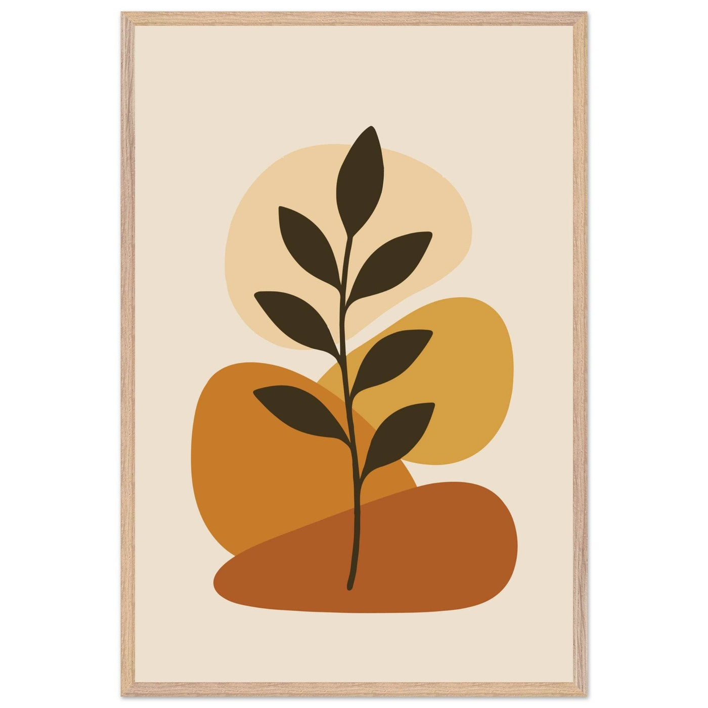 Modern Abstract Plant - Vibrantwalls