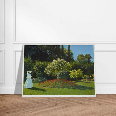 Woman in the Garden Art: Elegant Decor for Nature Lovers - Vibrantwalls
