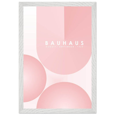 Bauhaus Soft Pink Geometric Design for Contemporary Spaces - Vibrantwalls