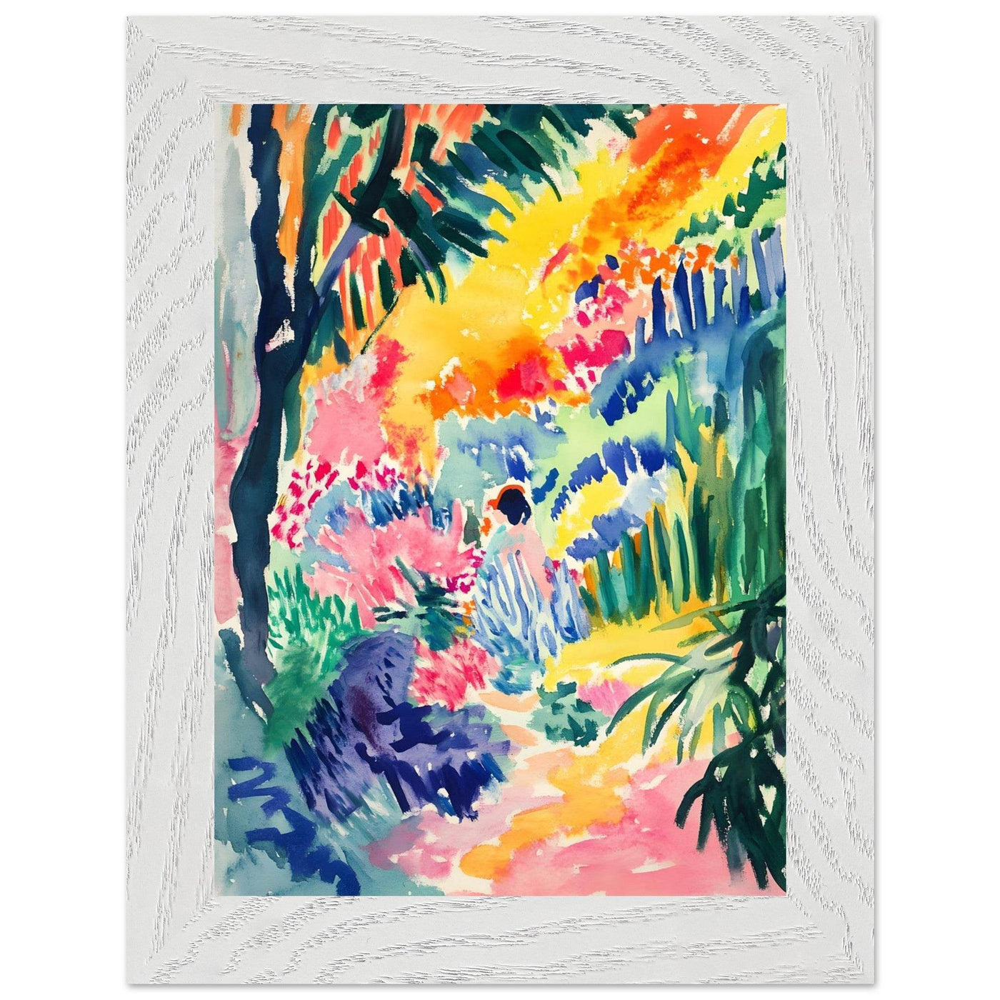 Vibrant Abstract Garden Henri Matisse - Vibrantwalls