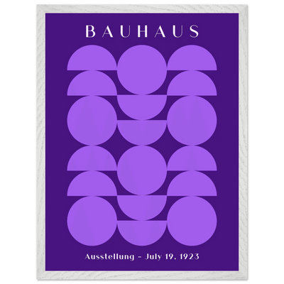 Bauhau 1923 Purple Geometric - Vibrantwalls