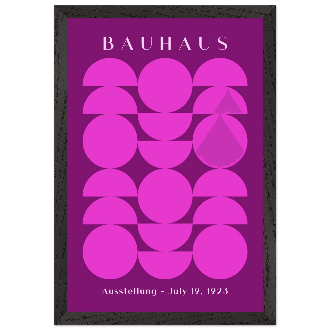 Bauhaus Pink & Purple Abstract - Vibrantwalls