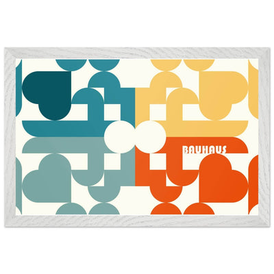 Bauhaus-Style Abstract Geometric Art - Vibrantwalls