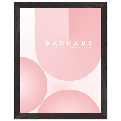 Bauhaus Soft Pink Geometric Design for Contemporary Spaces - Vibrantwalls