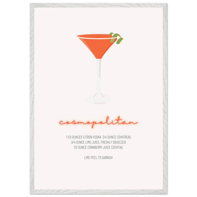 Cosmopolitan Cocktail Recipe Pink Vodka Cranberry Drink - Refreshing Cocktail Delight - Vibrantwalls