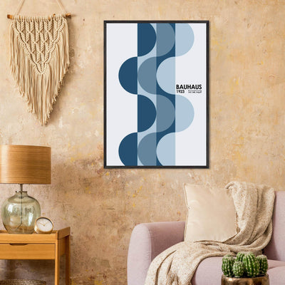 Bauhaus-Style The Blue Design - Vibrantwalls