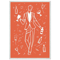 Gin Tonic Elegant Typography Wall Art - Vibrantwalls