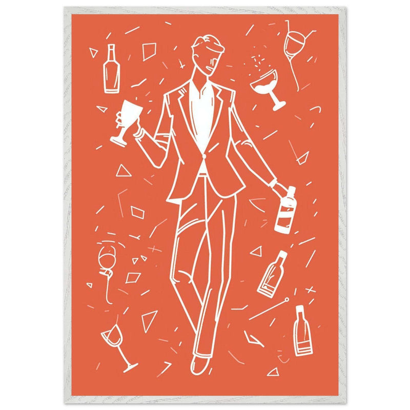 Gin Tonic Elegant Typography Wall Art - Vibrantwalls