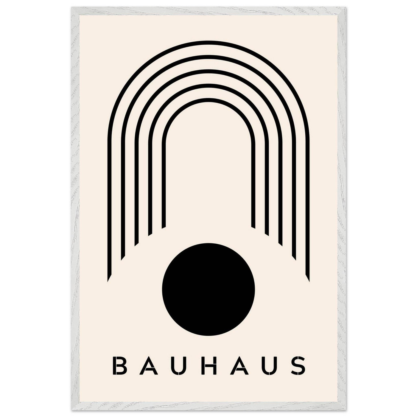 Bauhaus Black & Beige - Vibrantwalls