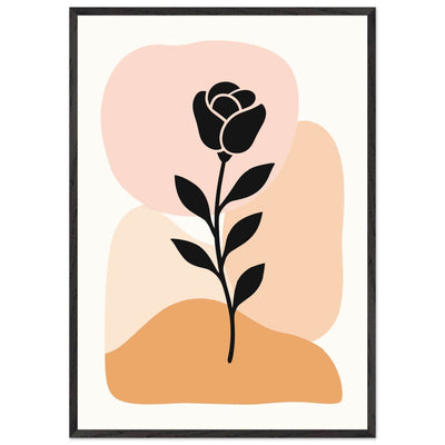 Abstract Floral Silhouette - Vibrantwalls