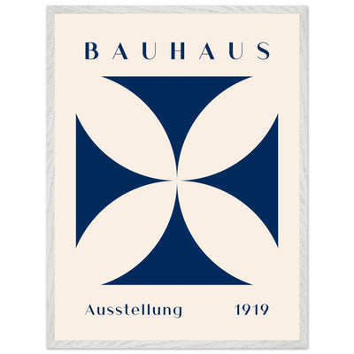 Bauhaus Exhibition 1919 - Navy Cream - Vibrantwalls